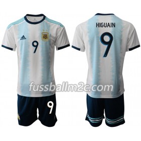 Fußballtrikots Argentinien HIGUAIN 9 Kinder Heim Trikotsatz Copa América 2019